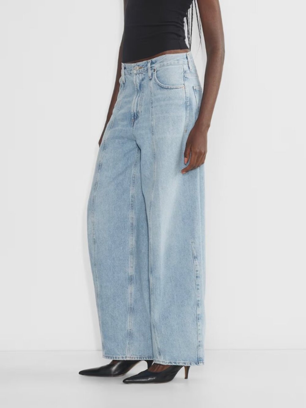 NWT AGOLDE Kristen Barrel Jeans 28 - Picture 3 of 5